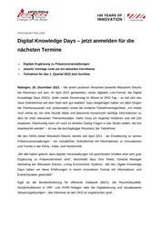Presseinformation DKD Ausblick und Resümee